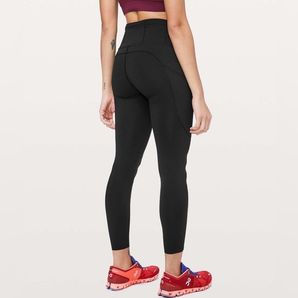 Lululemon Fast & Free 7/8 Tight II *Non-Reflective Nulux 25